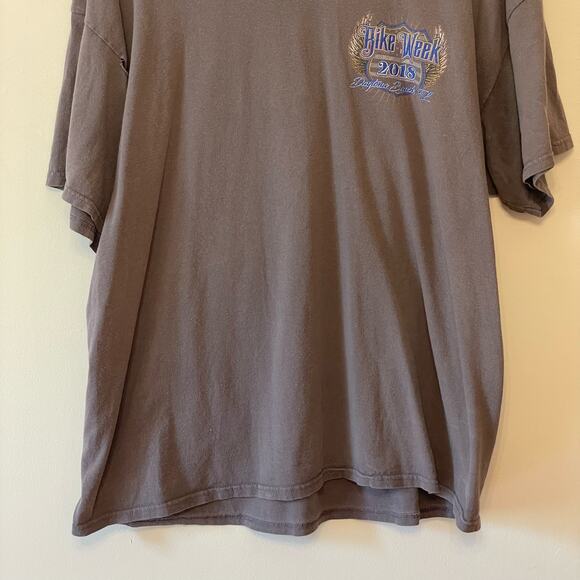 Bike Week 2018 XL casual short sleeve t-shirt FL eagle motorcycle casual travel - Picture 3 of 9